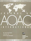 JOURNAL OF AOAC INTERNATIONAL封面